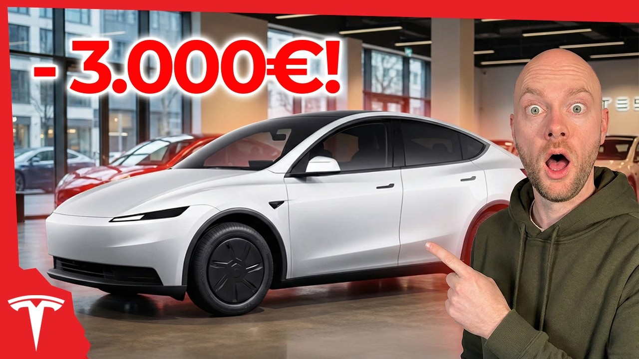 Preiskrieg eröffnet: Tesla schockt mit 3.000€ Rabatt für das Model Y + günstige Zinsen + E-Prämie!
