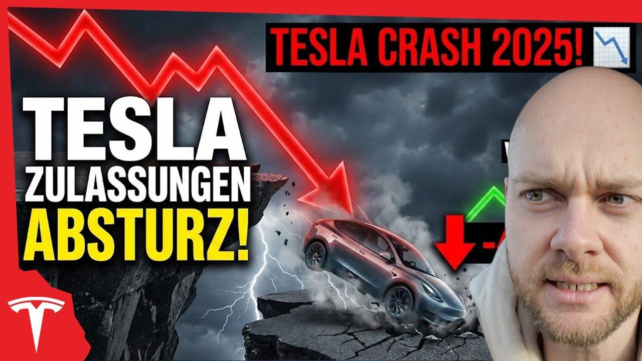 Tesla CRASH - Wie schlimm die Zulassungen 2025 wirklich waren! Im Vergleich zu VW