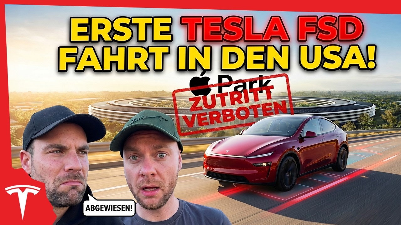 Tesla FSD v14 im Test, Stadtverkehr San Francisco und Apple HQ