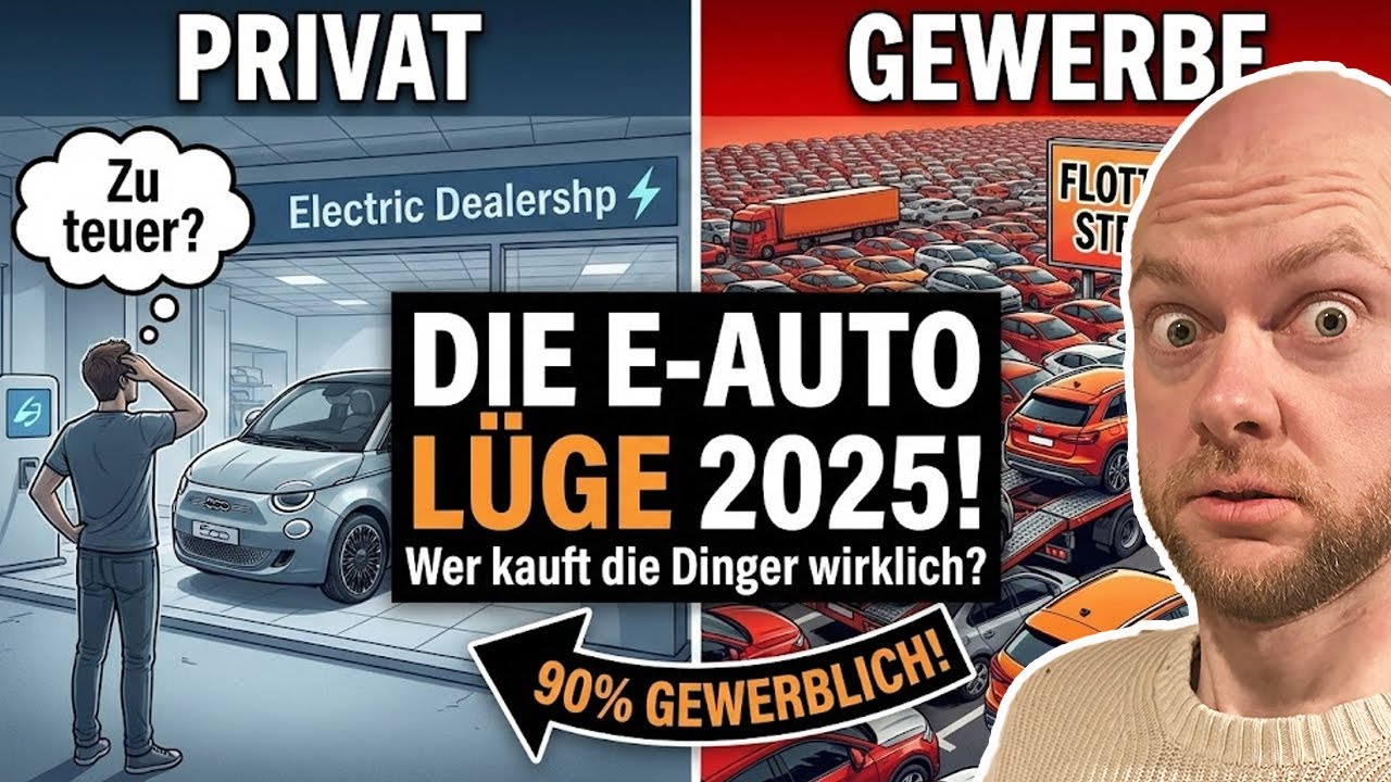 Mogelpackung Zulassungszahlen? Die Wahrheit über den E-Auto-Markt 2025
